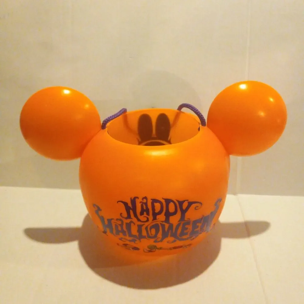 Disney Parks Mickey Mouse Halloween Treat Bucket-2024-Jack O Lantern-Pumpkin